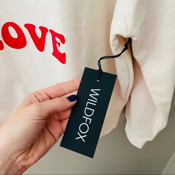 Wildfox All You Need Is Love Sweater Sz Small - Picture 11 of 13